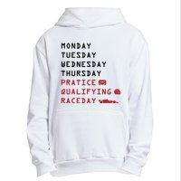 Monday Tuesday Thursday Practice Qualifying Race Day Urban Pullover Hoodie