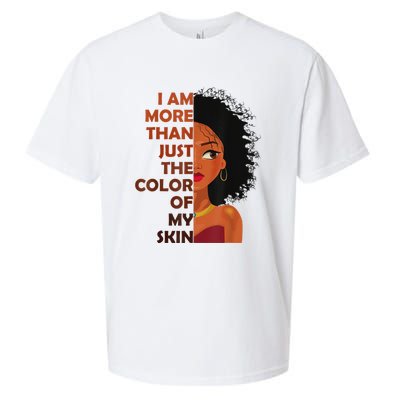 More Than The Color Of My SkinBlack History Month Sueded Cloud Jersey T-Shirt