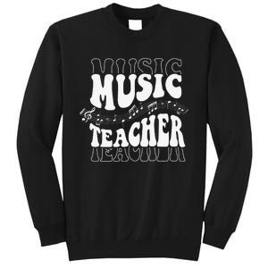 Music Teacher Teacher Life Love Music with Teacher Gifts Sweatshirt