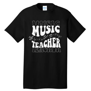 Music Teacher Teacher Life Love Music with Teacher Gifts Tall T-Shirt