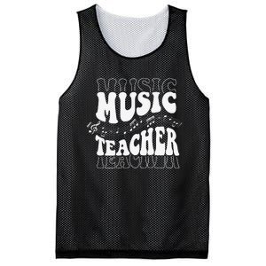 Music Teacher Teacher Life Love Music with Teacher Gifts Mesh Reversible Basketball Jersey Tank