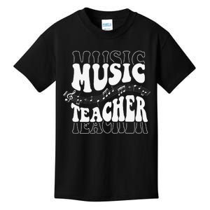 Music Teacher Teacher Life Love Music with Teacher Gifts Kids T-Shirt