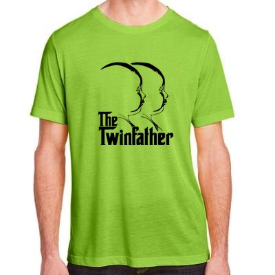 Mens The Twinfather Funny Father Of Twin Dad Gift Adult ChromaSoft Performance T-Shirt