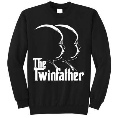 Mens The Twinfather Funny Father Of Twin Dad Gift Sweatshirt