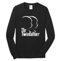 Mens The Twinfather Funny Father Of Twin Dad Gift Tall Long Sleeve T-Shirt