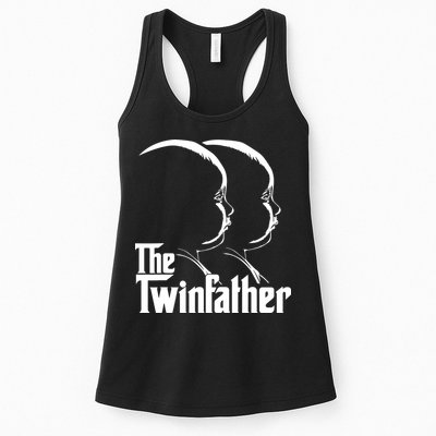 Mens The Twinfather Funny Father Of Twin Dad Gift Womens Tank Top