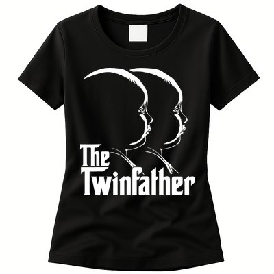 Mens The Twinfather Funny Father Of Twin Dad Gift Womens T-Shirt