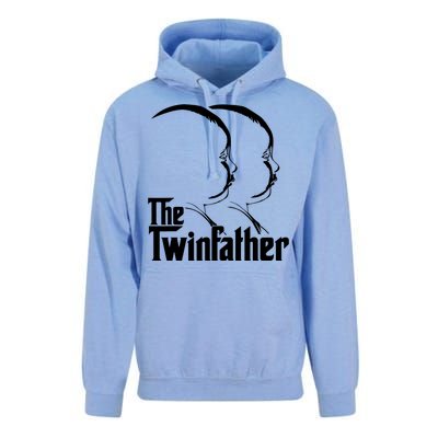 Mens The Twinfather Funny Father Of Twin Dad Gift Unisex Surf Hoodie