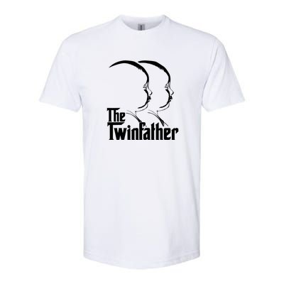 Mens The Twinfather Funny Father Of Twin Dad Gift Softstyle CVC T-Shirt