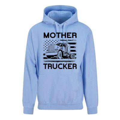 Mother Trucker Truck Driver Unisex Surf Hoodie