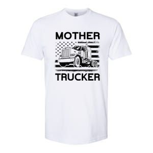 Mother Trucker Truck Driver Softstyle CVC T-Shirt