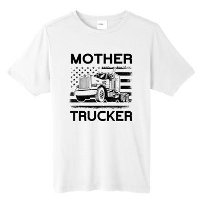 Mother Trucker Truck Driver Tall Fusion ChromaSoft Performance T-Shirt