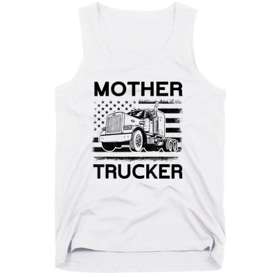 Mother Trucker Truck Driver Tank Top