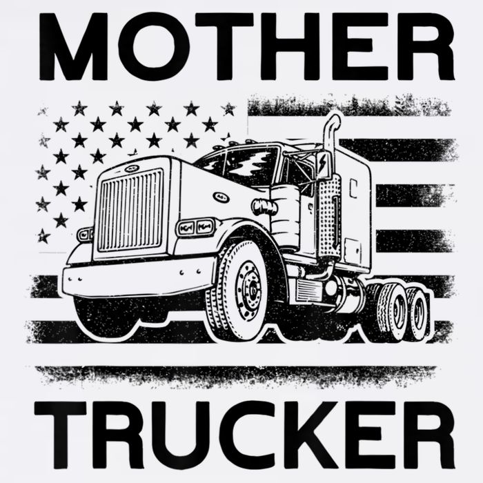Mother Trucker Truck Driver Kids Sweatshirt