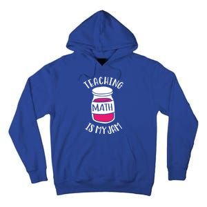 Math Teacher Teaching Math Is My Jam Cute Mathematics Cute Gift Tall Hoodie