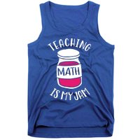 Math Teacher Teaching Math Is My Jam Cute Mathematics Cute Gift Tank Top