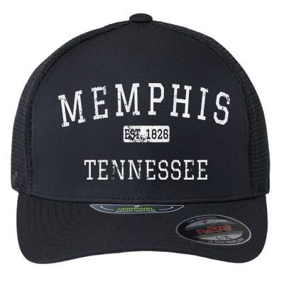 Memphis Tennessee TN Vintage Flexfit Unipanel Trucker Cap