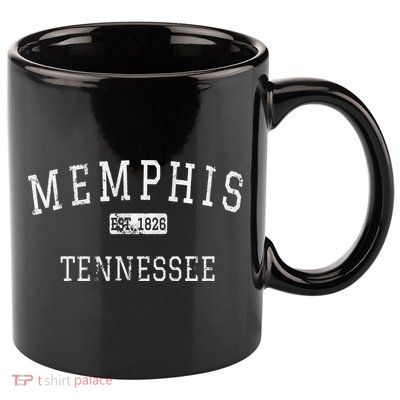 Memphis Tennessee TN Vintage 11oz C Handle Ceramic Mug