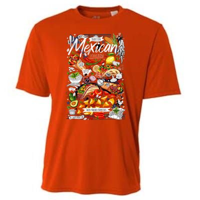 Mexican Tacos Taco Tradition Foodie Food Lover Cooling Performance Crew T-Shirt