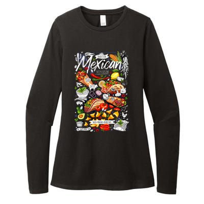 Mexican Tacos Taco Tradition Foodie Food Lover Womens CVC Long Sleeve Shirt