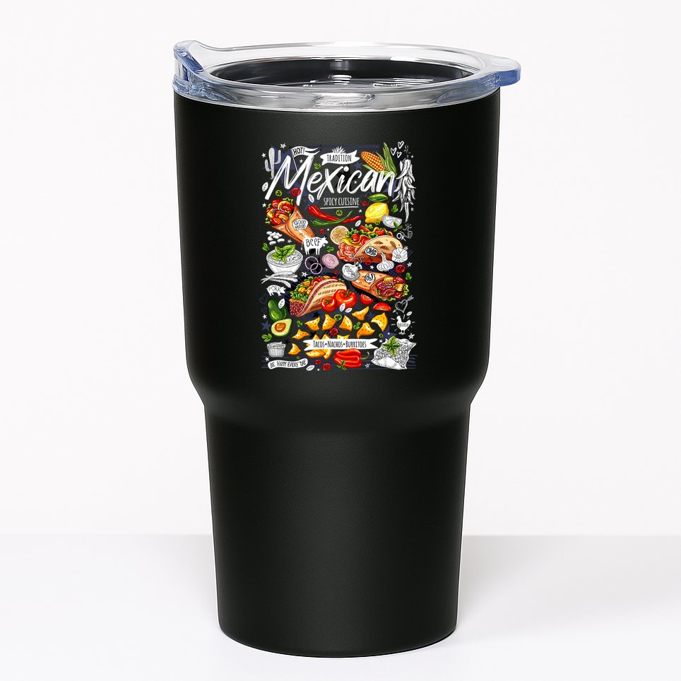 Mexican Tacos Taco Tradition Foodie Food Lover Tumbler