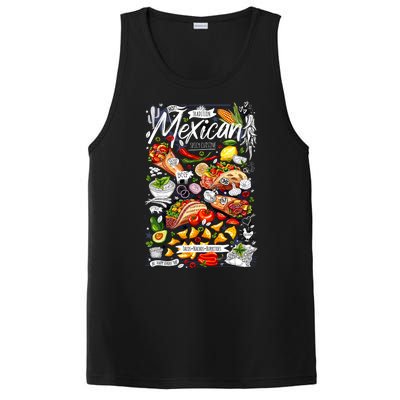 Mexican Tacos Taco Tradition Foodie Food Lover PosiCharge Competitor Tank