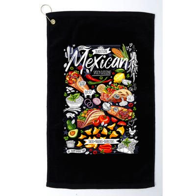 Mexican Tacos Taco Tradition Foodie Food Lover Golf Towel