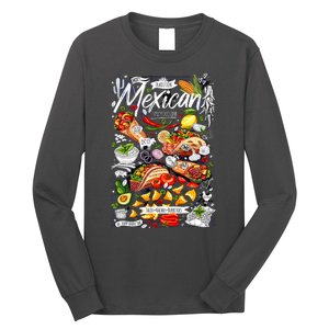 Mexican Tacos Taco Tradition Foodie Food Lover Long Sleeve Shirt