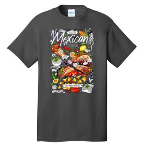 Mexican Tacos Taco Tradition Foodie Food Lover Tall T-Shirt