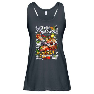 Mexican Tacos Taco Tradition Foodie Food Lover Ladies Essential Flowy Tank