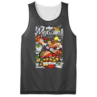 Mexican Tacos Taco Tradition Foodie Food Lover Mesh Reversible Basketball Jersey Tank