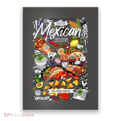 Mexican Tacos Taco Tradition Foodie Food Lover Poster