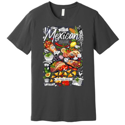 Mexican Tacos Taco Tradition Foodie Food Lover Premium T-Shirt