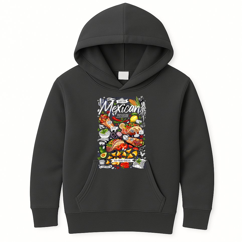 Mexican Tacos Taco Tradition Foodie Food Lover Kids Hoodie