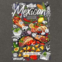 Mexican Tacos Taco Tradition Foodie Food Lover Cotton Canvas Backpack