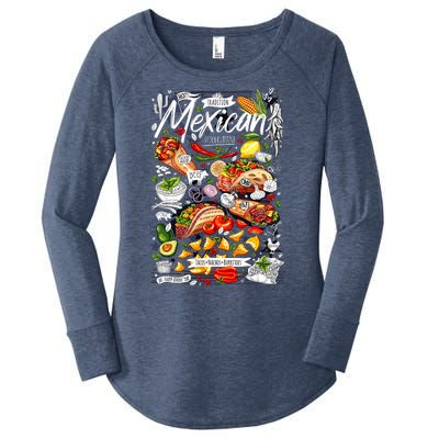 Mexican Tacos Taco Tradition Foodie Food Lover Women's Perfect Tri Tunic Long Sleeve Shirt