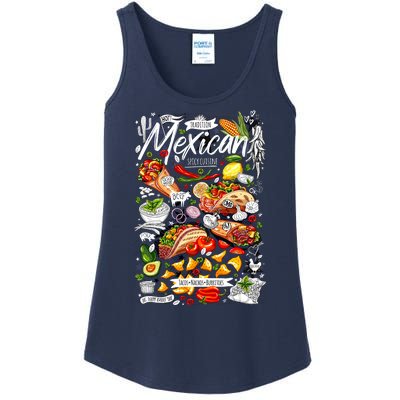 Mexican Tacos Taco Tradition Foodie Food Lover Ladies Essential Tank