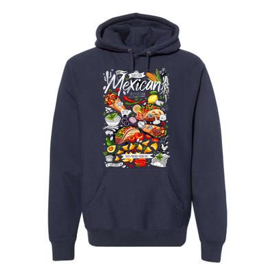 Mexican Tacos Taco Tradition Foodie Food Lover Premium Hoodie