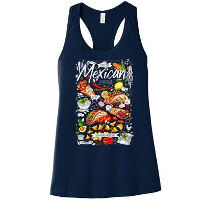 Mexican Tacos Taco Tradition Foodie Food Lover Women's Racerback Tank