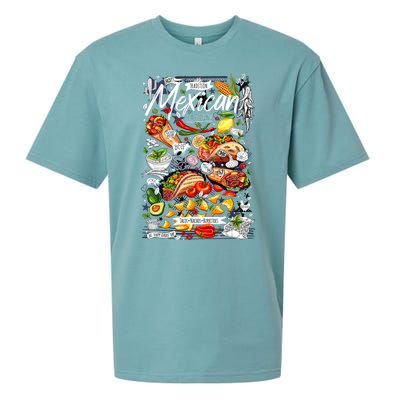 Mexican Tacos Taco Tradition Foodie Food Lover Sueded Cloud Jersey T-Shirt