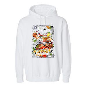 Mexican Tacos Taco Tradition Foodie Food Lover Garment-Dyed Fleece Hoodie