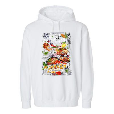 Mexican Tacos Taco Tradition Foodie Food Lover Garment-Dyed Fleece Hoodie