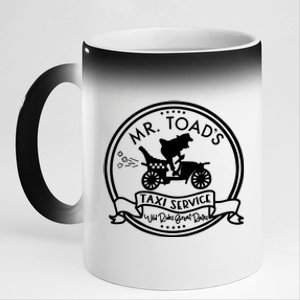 Mr Toads Taxi Service Mr Toads Wild Ride 11oz Black Color Changing Mug