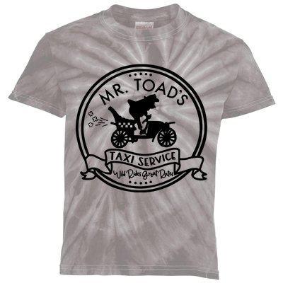 Mr Toads Taxi Service Mr Toads Wild Ride Kids Tie-Dye T-Shirt