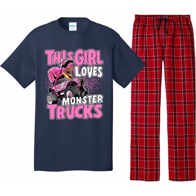 Monster Truck This Girl Loves Monster Trucks Pajama Set