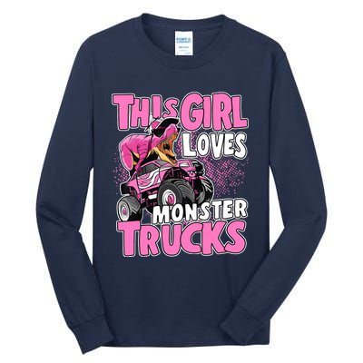 Monster Truck This Girl Loves Monster Trucks Tall Long Sleeve T-Shirt