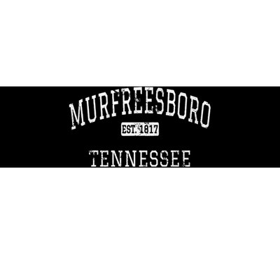 Murfreesboro Tennessee TN Vintage Bumper Sticker