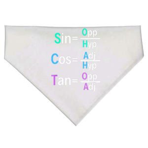 Math Teacher Trigonometry SOH CAH TOA Geometry USA-Made Doggie Bandana