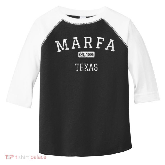 Marfa Texas TX Vintage Toddler Fine Jersey T-Shirt
