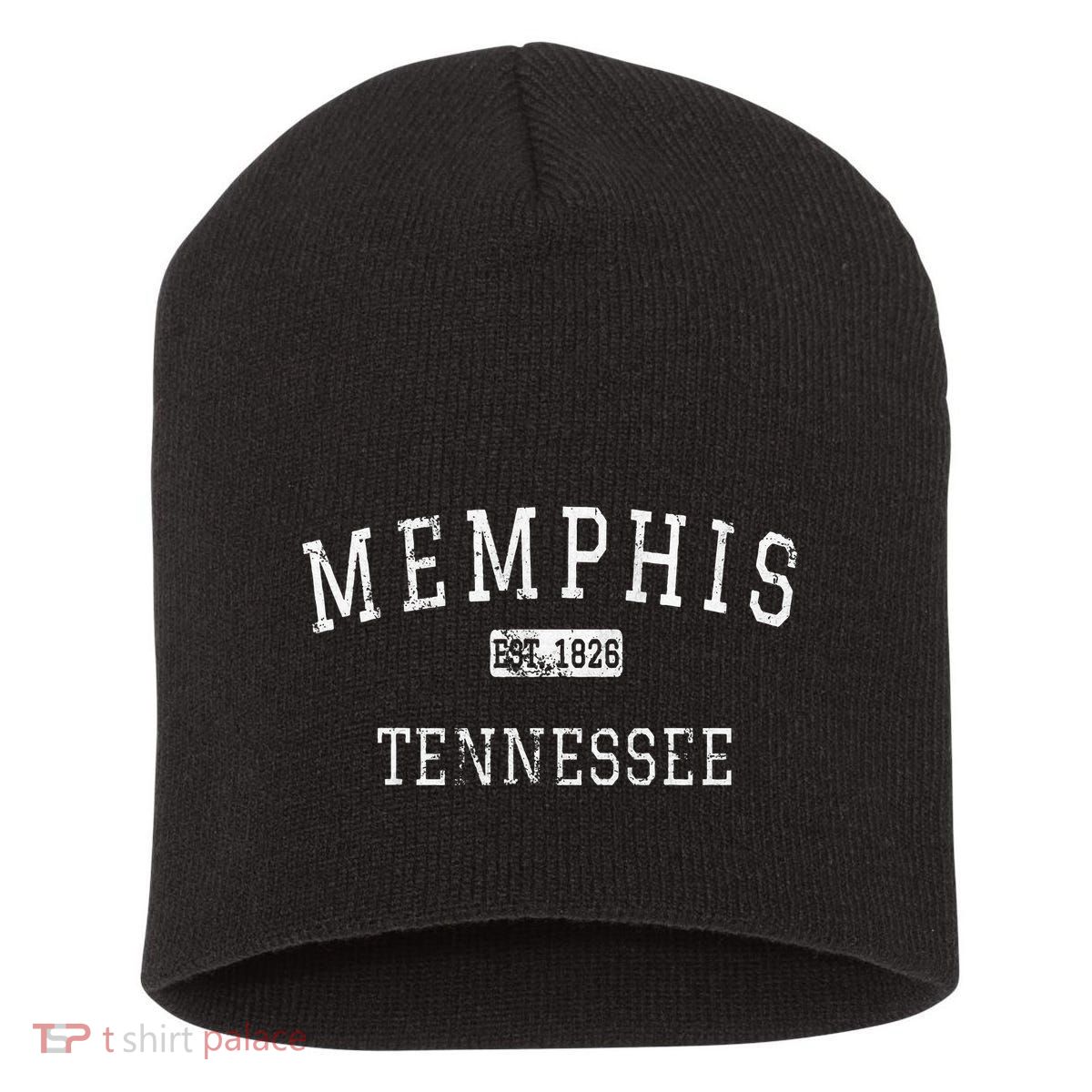 Memphis Tennessee Tn Vintage Short Acrylic Beanie